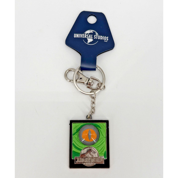 Universal Studios Accessories - Universal Studios Jurassic World Dinosaur Eye Keychain / Backpack or Purse Charm